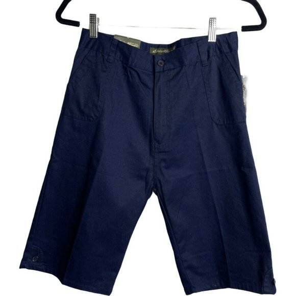 Eddie Bauer School Boys Navy Uniform Shorts 20 - Picture 1 of 9